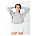 American Apparel  California Fleece Cropped Sweatshirt